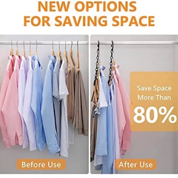 💞 Set of 2 Beige Space Mate Hangers - Picture 2 of 3